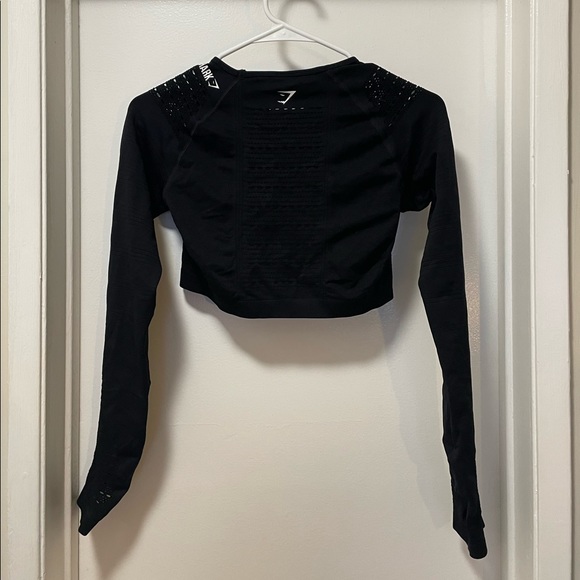 Gymshark Stretch Mesh Style Long Sleeve Workout Top - Picture 6 of 11